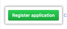 Button to register an application