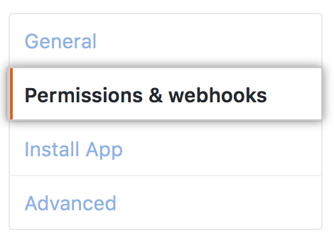 アクセス許可と Webhook