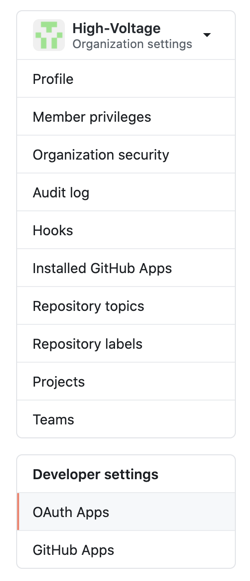 Select OAuth Apps