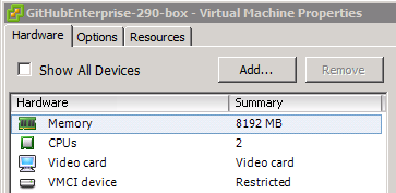 VMware setup resources