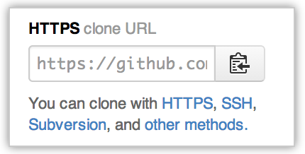 HTTPS Clone URL