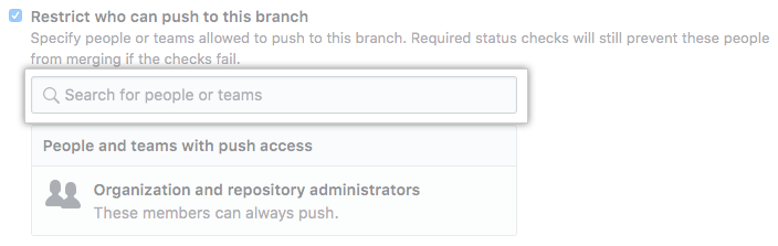 Branch restriction search
