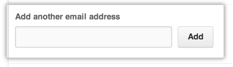 添加其他电子邮件地址按钮