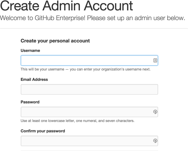 [Create Admin Account]