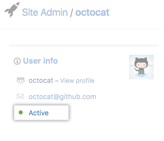 Active user account