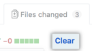 Limpar a seleção File filter (Filtro de arquivo)