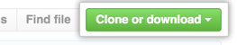 Botão Clone or download (Clonar ou baixar)