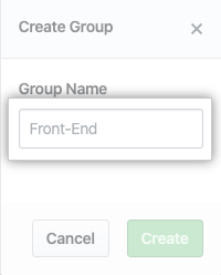 Group Name field