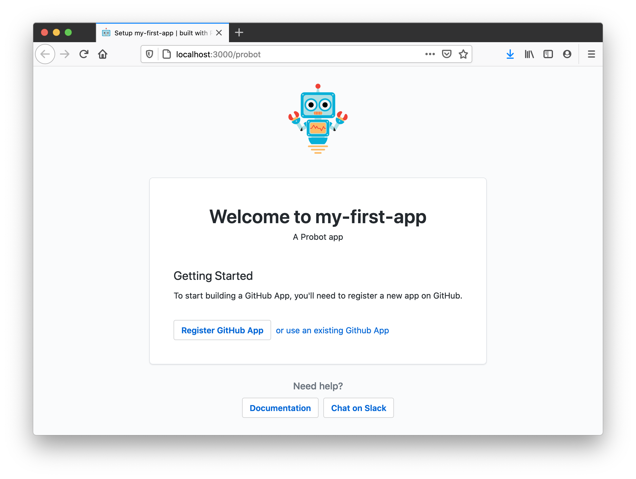 Probot GitHub App の登録
