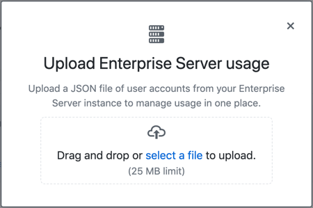 „Drag and drop or select a file to upload“ (Hochzuladende Datei per Drag-and-Drop auswählen oder suchen)