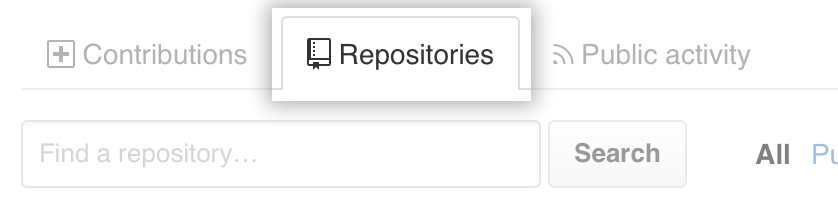 Repository tab