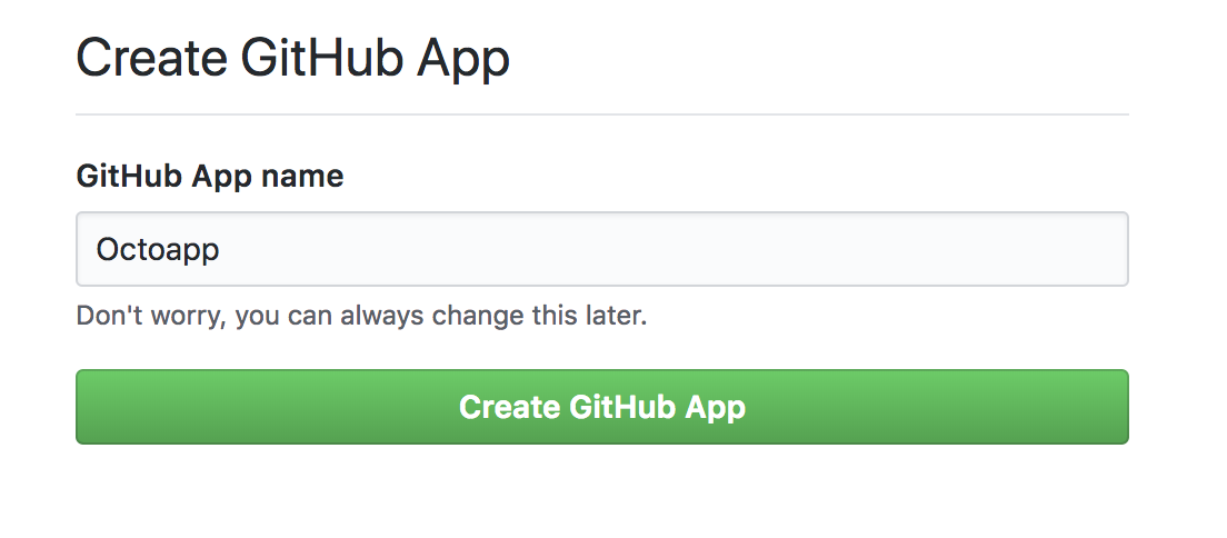 GitHub App Manifest の作成